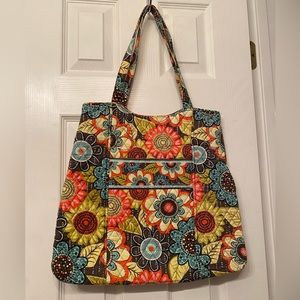 Vera Bradley Flower Shower Curvy Tote